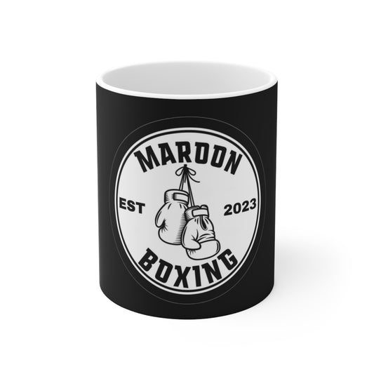 Ceramic Mug 11oz - MaroonBoxing